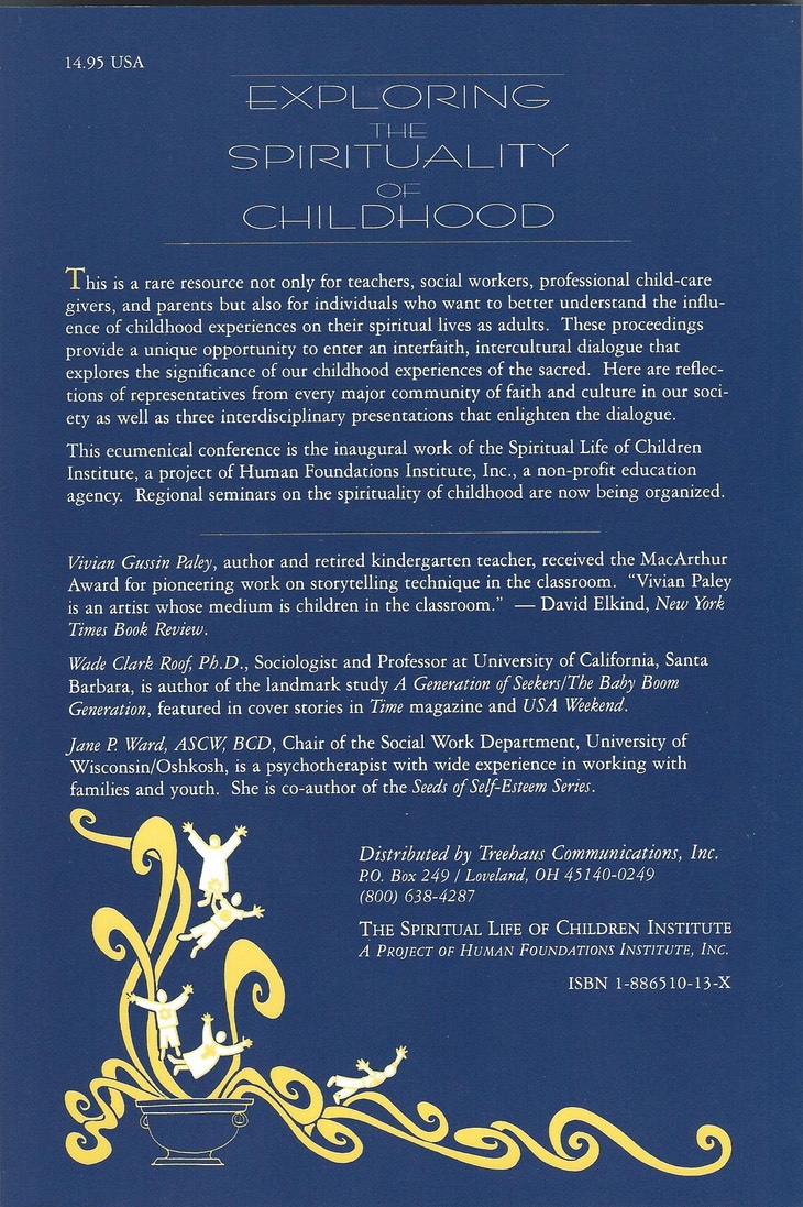 Exploring Spirituality of Children Back Cover